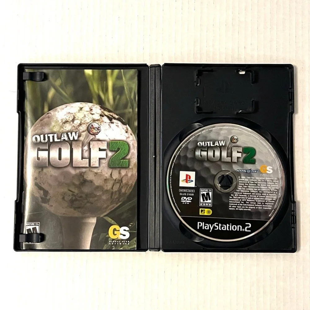 Outlaw Golf 2 (Sony PlayStation 2, 2004) Complete & Tested